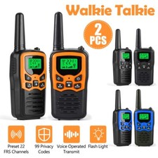 Walkie Talkie 2er-Set UHF Funkgeräte Handfunkgerät Sprechfunkgeräte 10KM 470MHz