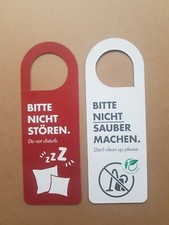 10 Türanhänger bitte nicht stören /nicht sauber machen