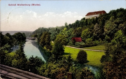 Wolkenburg der mulde - wolkenburg, an