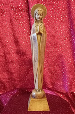 Madonna betend, Ahorn