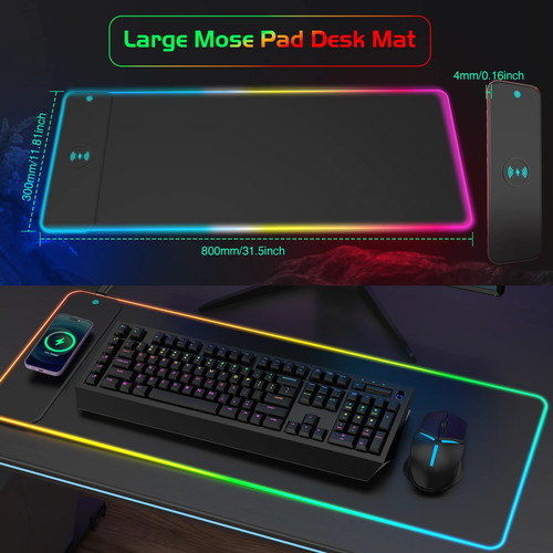 Riesiges rgb gaming mauspad - riesiges, rgb-gaming-mauspad