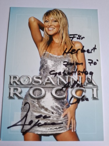 Autogrammkarte rosanna rocci - autogrammkarte,