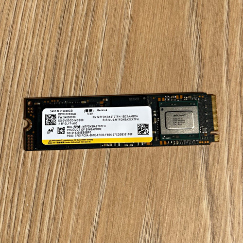 Ssd 2tb micron 3400 nvme - 2tb,