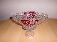 Große Schale  Kristallglas  Dekoration