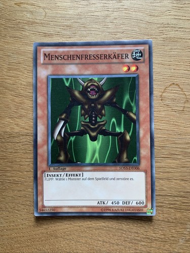 Yugioh menschenfresserkäfer - yugioh,