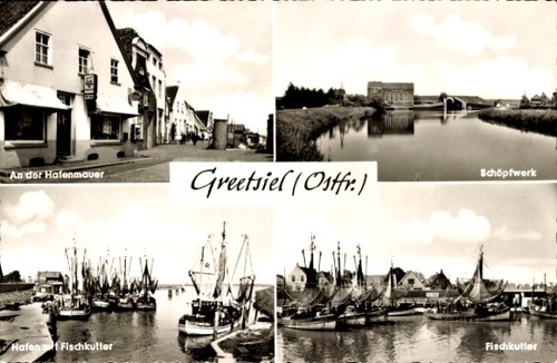 Greetsiel krummhörn in - ak,