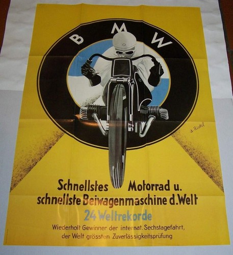 Plakat 1935 bmw das - plakat,