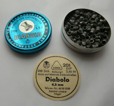 5 Dosen  Diabolo Kaliber 4,5 mm - VEB Sprengstoffwerk Schönebeck DDR - Haenel