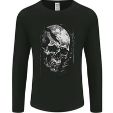 Cracked Skull Herren Langarm T-Shirt