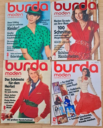 Burda moden heft - heft, 1979