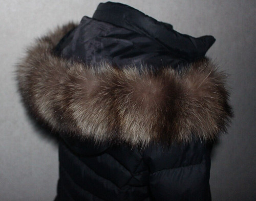 Waschbär pelzkapuze - waschbär,