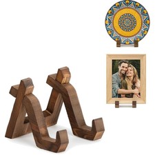 Holz Tellerständer Display