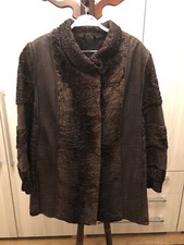 Pelzjacke Persianer Breitschwanz mit Leder Neu