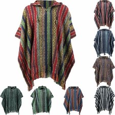 HIPPIE HOODIE PONCHO LANG