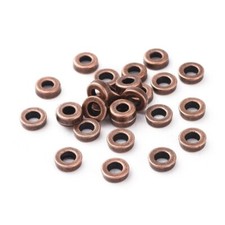 40 Metallperlen 6mm Spacer