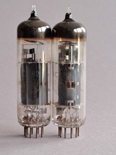 2x ECL82  Röhre tube LORENZ tested Funke W19: good