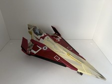 Star Wars Saga Collection OBI-WAN KENOBI’S JEDI STARFIGHTER Hasbro 2002 Komplett