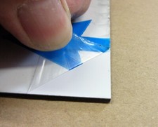 Alu-Verbundplatte 2mm weiß Zuschnitt 400/396 x 386mm Deckschicht 0,25 mm DIBOND®