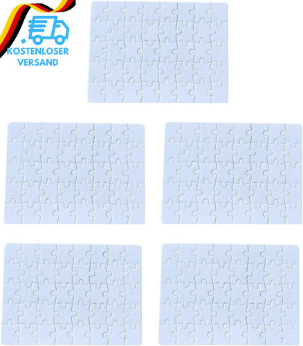 Stück puzzle blanko bemalen - 5,