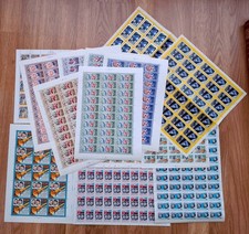 15 komplette verschiedene Briefmarkenbögen Weltraum Space Kosmos (51)