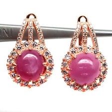 925 Sterlingsilber 8 Mm. Rot