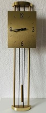 Wanduhr Gold Glas Pendel