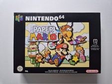 Paper Mario N64 Nintendo 64 OVP CIB nahezu neuwertig mit original Rechnung!