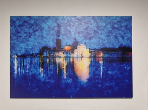 Venedig bei nacht - nacht, alu