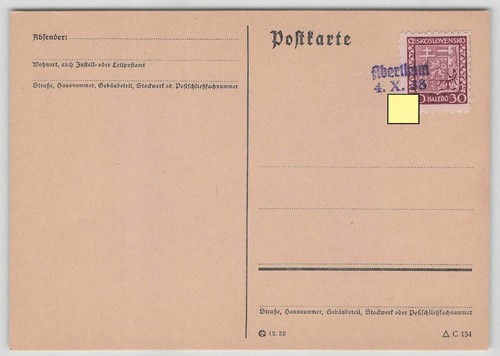 Sudetenland postkarte mit - sudetenland,