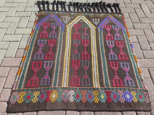 Türkischer kelim wollteppich - türkischer,