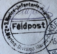 WW1 Briefstempel Kaiserliche