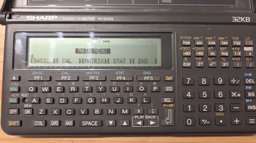 Sharp pocket computer - pocket, pc-e500s