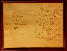 Fußball-WM 1954, Autogramme