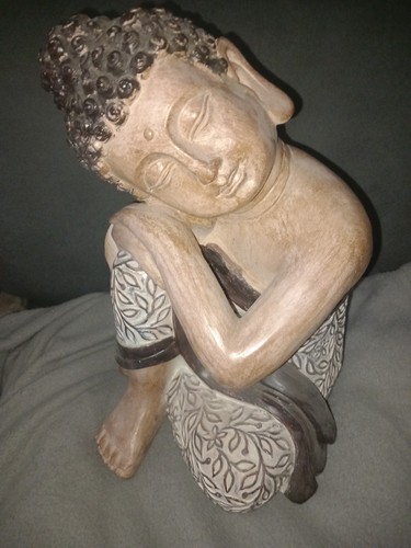 Buddha figur garten schlafend - figur,