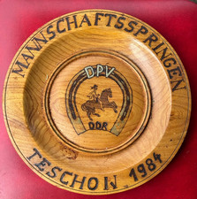 DDR Gedenkteller Holz DPV