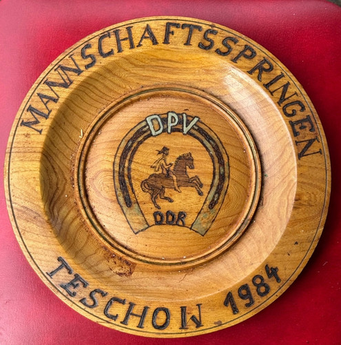 Ddr gedenkteller holz - ddr,