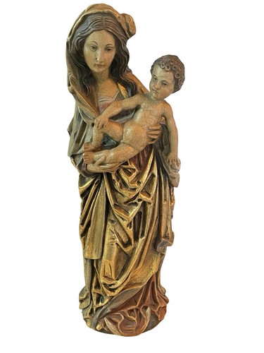 Heiligenfigur holzfigur - heiligenfigur,