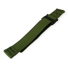 Velcro Uhrenarmband  Strap 20 mm   oliv Nylon  0545