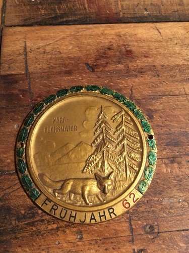 Alte plakette karo fuchsmajor - alte,