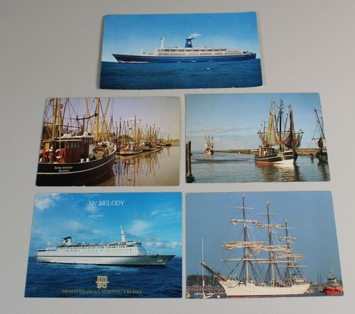 ältere postkarte - 5x,