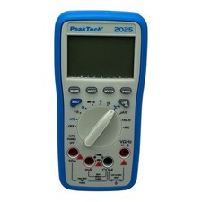 PEAKTECH True RMS Multimeter, P 2025 A, 1000 V AC/ DC, 10 A AC/ DC, USB