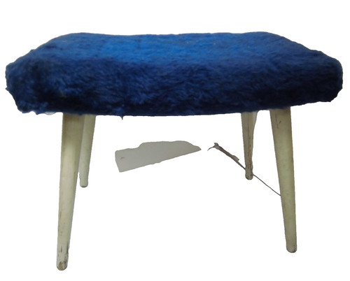 50er 60er hocker plüschhocker - hocker,