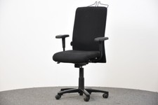 K&N Drehstuhl, Stoffbezug schwarz, gebraucht