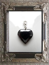 CHARM ANHÄNGER HERZ HÄMATIT