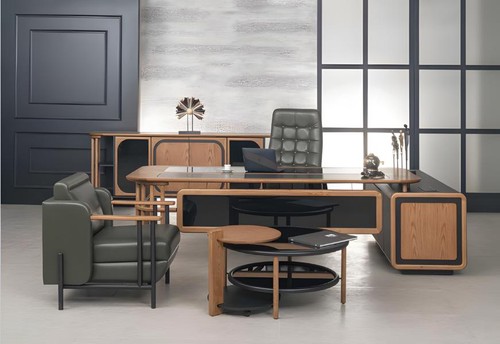 Schreibtisch holz büro - schreibtisch,