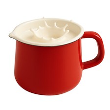 Emaille-Milchtopf 1,7L mit