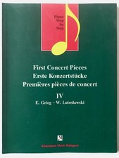 *ERSTE  KONZERTSTÜCKE  BAND IV* FÜR  PIANO  VON E. GRIEG - W. LUTOSLAWSKI