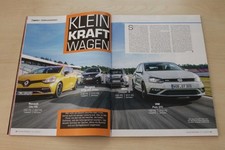 Auto Bild Sportscars 04/2015 Renault Clio RS 1.6 16V Turbo EDC mit 200PS besser