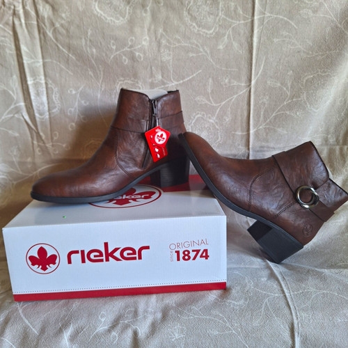 Rieker stiefelette braun - rieker,