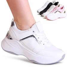 Damenschuhe plateau sneaker - plateau,